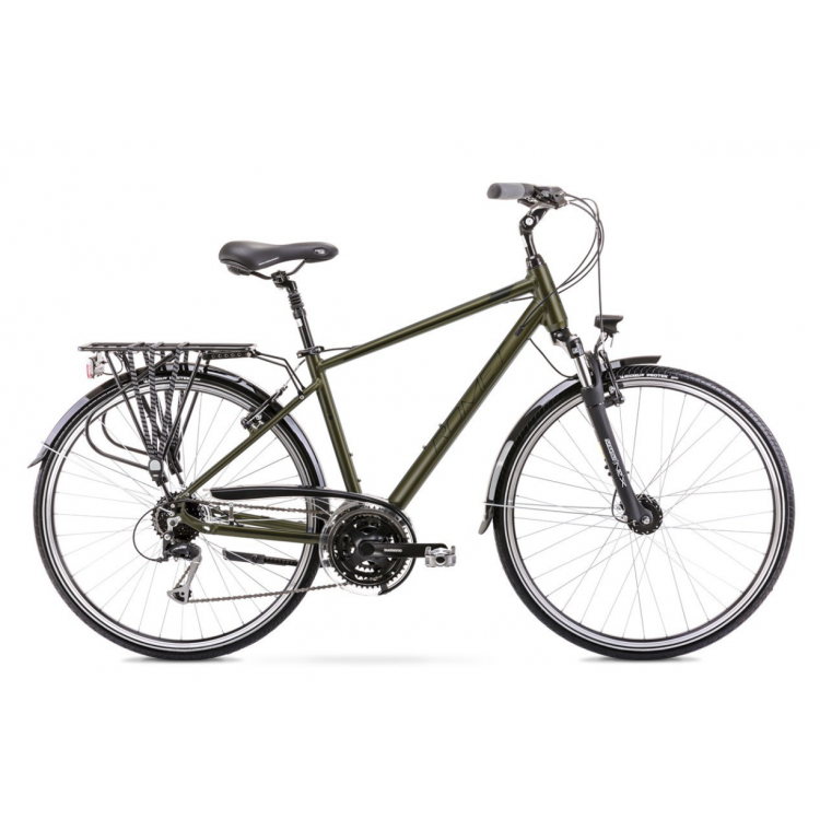 Trekingový bicykel 28" Romet Wagant 5 tmavozlatý-khaki 19" hliníkový 